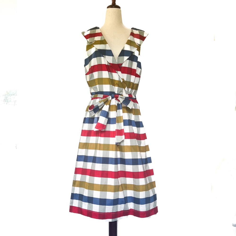 Maeve | Anthropologie | Gingham Wrap Dress